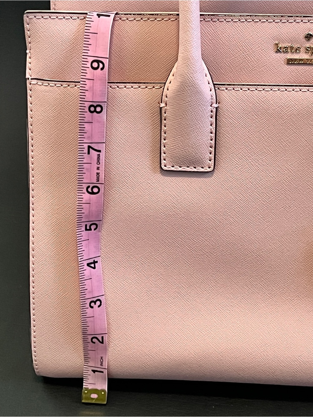 Kate Spade Cameron Medium Satchel Blush Pink Saffiano Leather NWOT Crossbody - Picture 10 of 11